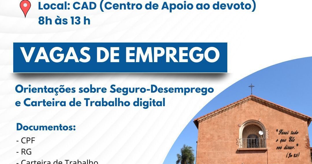 Funtrab faz ação no Santuário Nossa Senhora do Perpétuo Socorro com 1 mil vagas e serviços