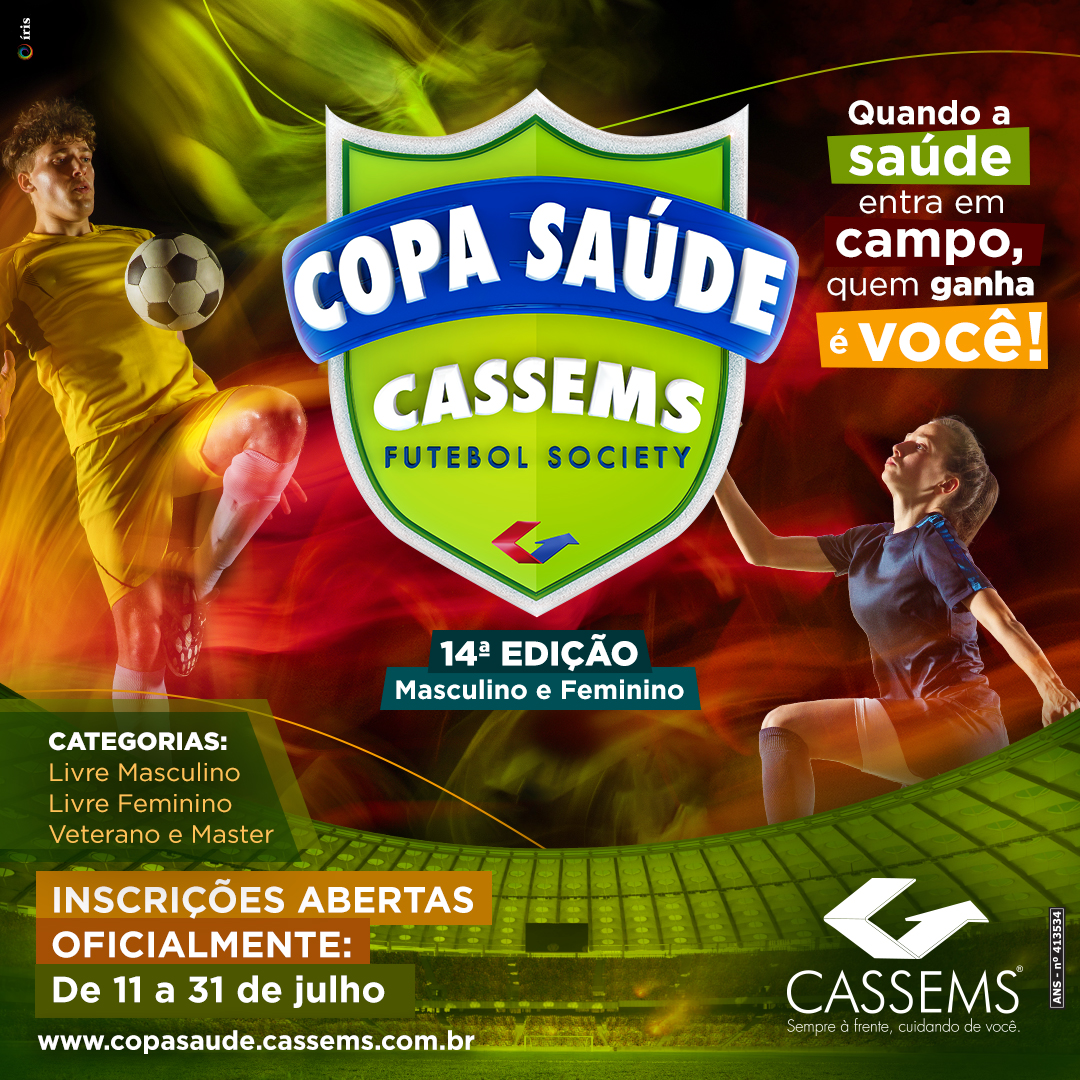 Copa Saúde Cassems está de volta e recebe inscrições até 31 de julho