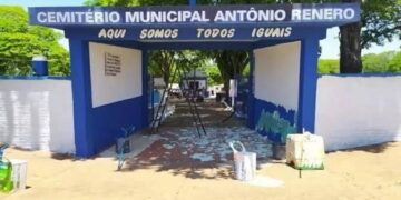 Vídeo: túmulo da mãe de ex-prefeito é violado em cidade do MS 