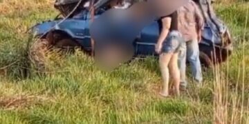 Motorista foge de barreira policial, capota o carro e m*rre em MS