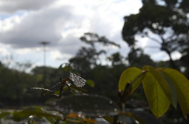 Sextou com o tempo maluquinho que só MS tem: sol e chuva