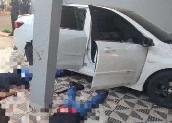 M*rtos em chacina na fronteira tinha entre 16 e 20 anos e seriam membros de facção