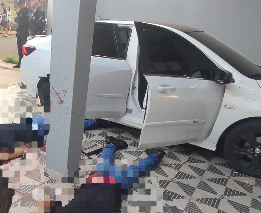 M*rtos em chacina na fronteira tinha entre 16 e 20 anos e seriam membros de facção