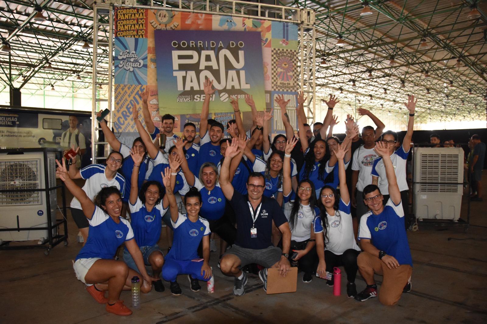 Para tudo sair perfeito, colaboradores da Corrida do Pantanal recebem treinamento e reunião interativa