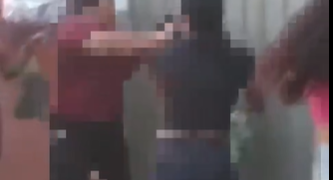 Vídeo: treta entre mulheres acaba em briga generalizada em frente à escola no Jardim Aeroporto