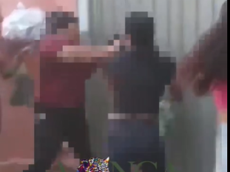 Vídeo: treta entre mulheres acaba em briga generalizada em frente à escola no Jardim Aeroporto