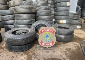 Polícia Federal combate a comercialização ilegal de pneus