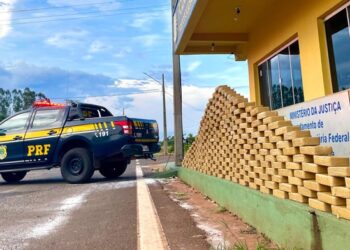 PRF apreende 465 Kg de cocaína em Paranaíba