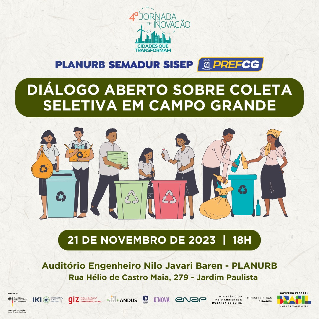 Campo Grande recebe Ministério das Cidades e GIZ para visita técnica