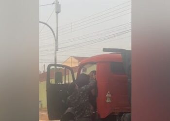 Vídeo: militar do Exército é flagrado agredindo motorista após discussão de trânsito em Campo Grande 