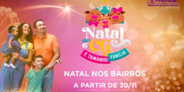 Natal nos Bairros começa dia 30 de novembro e percorre as sete regiões e os dois distritos