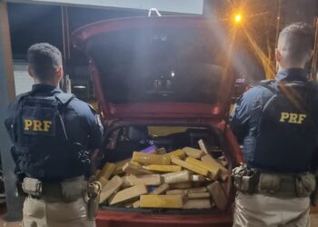 PRF apreende 476 Kg de maconha em Dourados