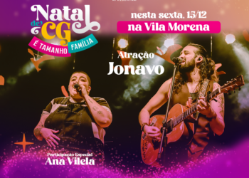 Ana Vilela participa de show de artista campo-grandense nesta sexta-feira na Cidade do Natal
