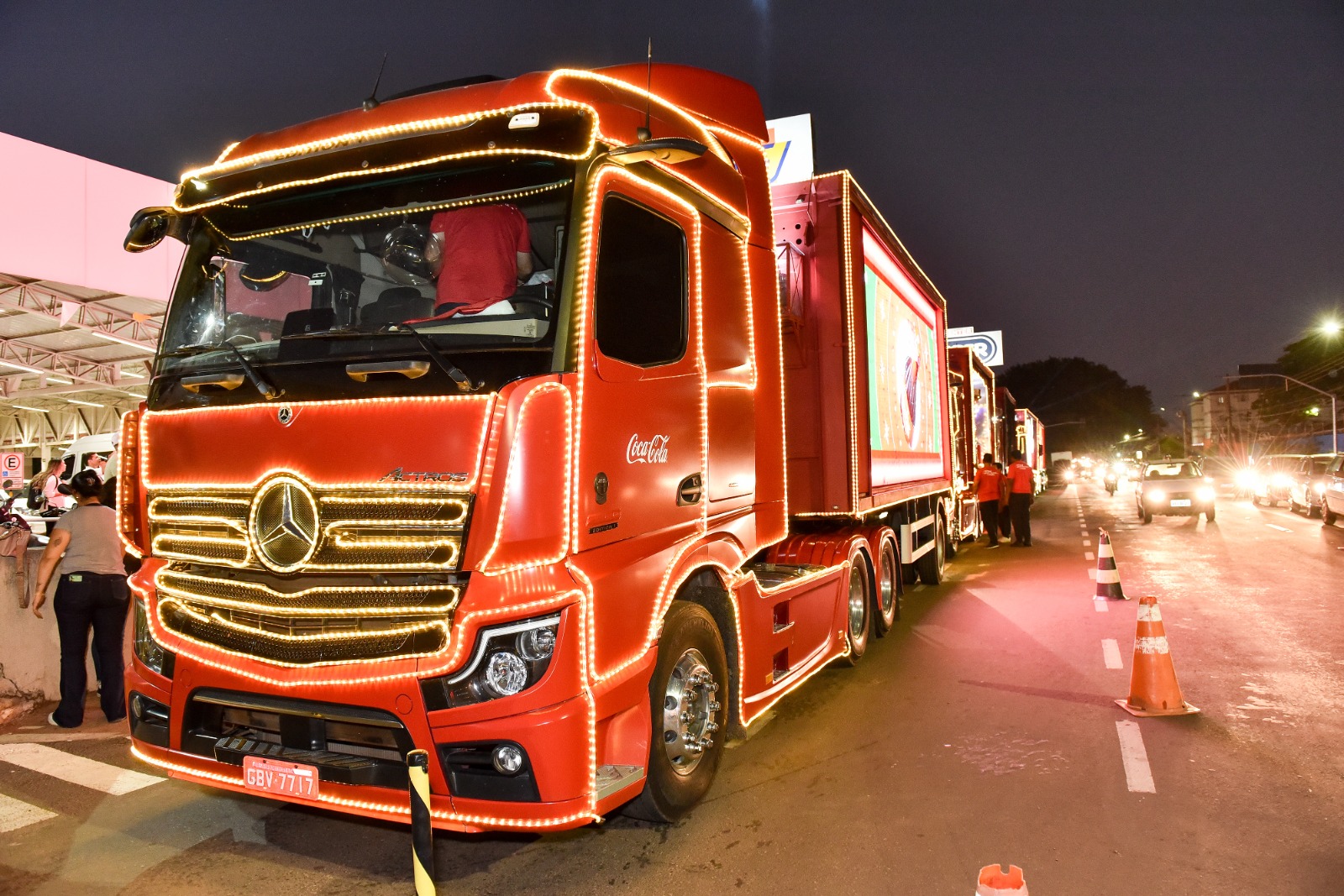 Caravana de Natal Coca-Cola faz parada na Cidade do Natal esta noite