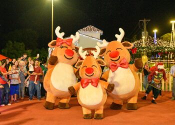 Confira a programação natalina da 14 de Julho e Cidade do Natal desta segunda-feira