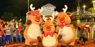 Confira a programação natalina da 14 de Julho e Cidade do Natal desta segunda-feira