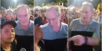 Vídeo: Ciro Gomes prancha mão na cara de homem após ser chamado de b4nd1do