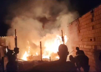 Vídeo: fogo destrói casa na Homex, gato m*rre e jovem precisa de doações; veja como ajudar   