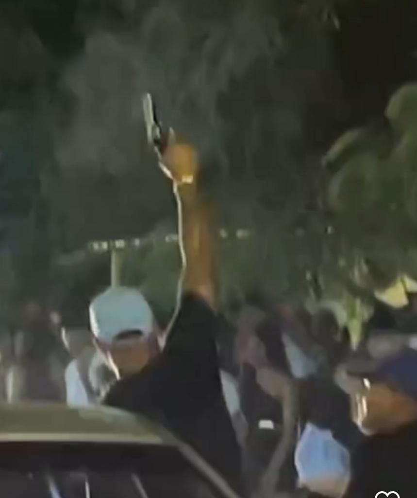 Deu ruim: operação ‘randandan’ prende dois após tiros ‘natalinos’ no Caiobá; veja vídeo 