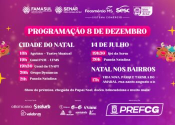 Confira a programação natalina da 14 de Julho e Cidade do Natal desta sexta-feira