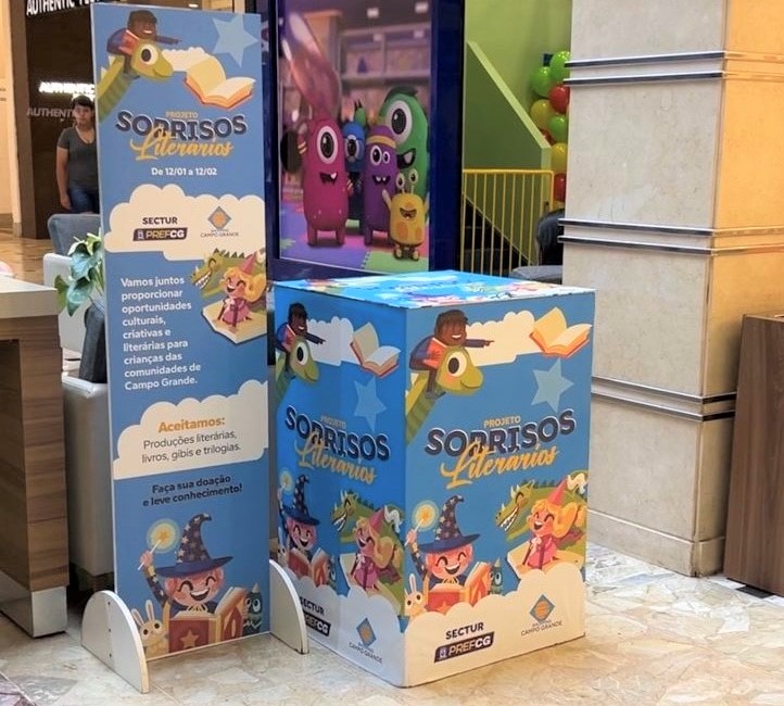 Sectur promove campanha de arrecadação de livros para o projeto Sorrisos Literários