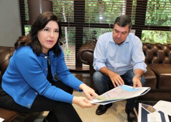 Eduardo Riedel e Simone Tebet discutem avanços da concretização da Rota Bioceânica