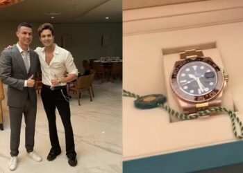 Vídeo: Luan Santana ganha Rolex de Cristiano Ronaldo