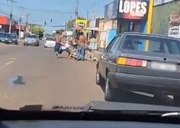 Vídeo: Rapaz quase é l1nch4d0 em avenida em Campo Grande; imagens são fortes 