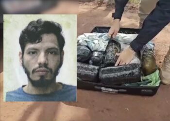 Vídeo: Sobrinho do prefeito de Corumbá é preso com mala cheia de ‘super maconha’ e pasta base