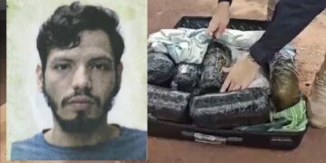Vídeo: Sobrinho do prefeito de Corumbá é preso com mala cheia de ‘super maconha’ e pasta base