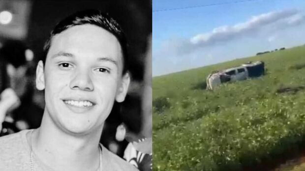 Jovem m*rre e outro fica em estado grave em capotamento na BR-060