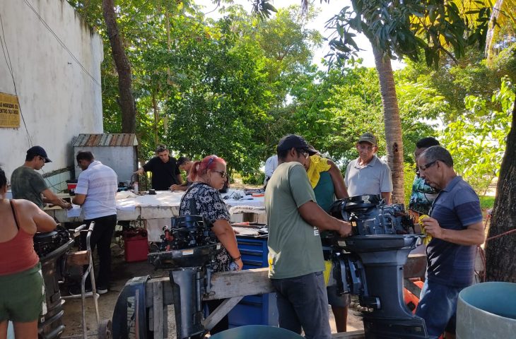 Governo leva curso de manutenção de motor de popa para comunidades do Pantanal