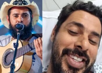 João Carreiro gravou vídeo para os fãs antes de cirurgia e brincou: “se eu empacotar não quero essa roupinha”  