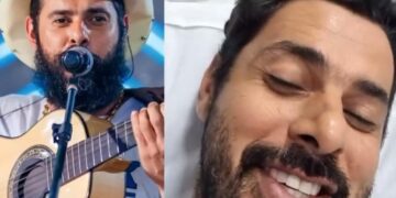 João Carreiro gravou vídeo para os fãs antes de cirurgia e brincou: “se eu empacotar não quero essa roupinha”  