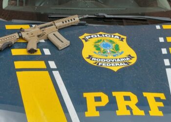 PRF e PF apreendem fuzil em Ponta Porã