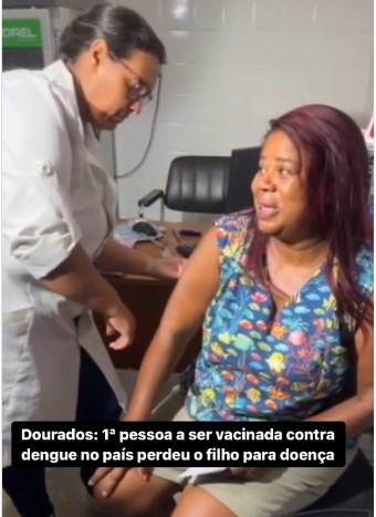 Dourados: 1ª pessoa a ser vacinada contra dengue em ação inédita no país perdeu o filho para doença