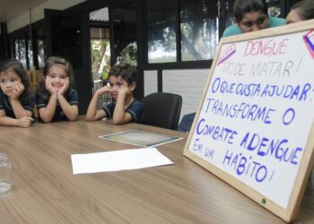 Crianças e servidores do Detran-MS intensificam ações de combate ao mosquito da dengue