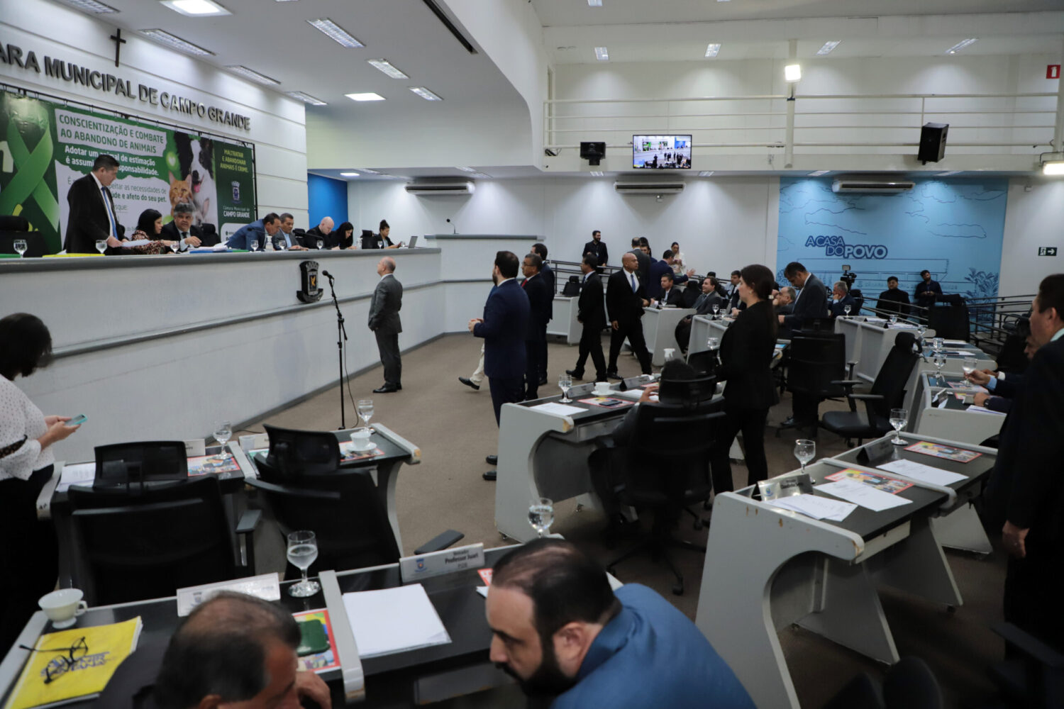 Vereadores votam dois Projetos e um Veto na primeira sessão ordinária de 2024