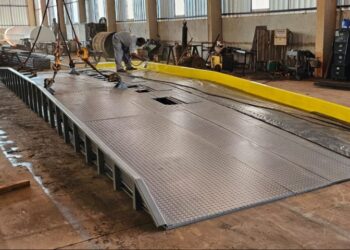 Estrutura que permite obra sem fechar ponte sobre o rio Paraguai será instalada no fim de semana