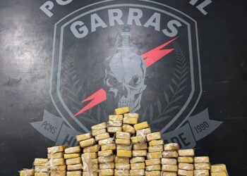 Com ajuda de cão farejador, polícia apreende 126 kg de pasta base de cocaína em Campo Grande