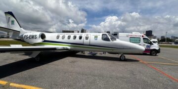 Casa Militar faz transporte de paciente que precisa de cirurgia no Rio de Janeiro