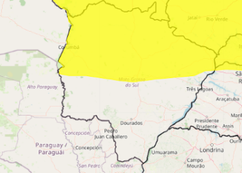 Norte do Estado está em área com alerta de tempestade