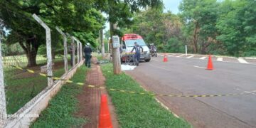 Ciclista m*rre após roda travar na Ernesto Geisel