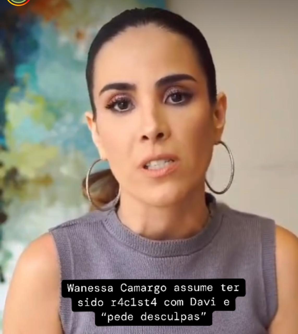 Wanessa Camargo assume ter sido r4c1st4 com Davi e “pede desculpas”