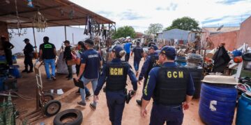 Operação Ferro-Velho: Ação conjunta fiscaliza estabelecimentos na região do Anhanduizinho