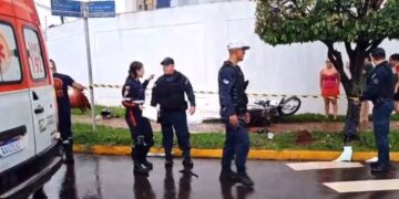 Vídeo: mulher que bateu Biz contra muro na avenida Monte Castelo não resiste e m*rre 