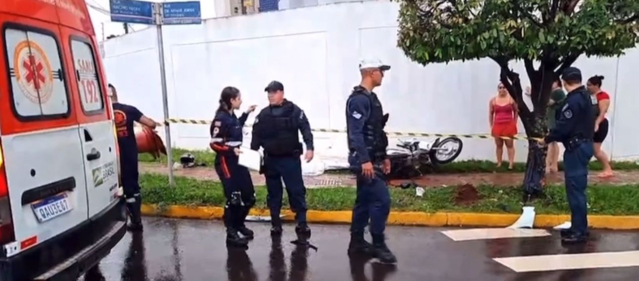 Vídeo: mulher que bateu Biz contra muro na avenida Monte Castelo não resiste e m*rre 