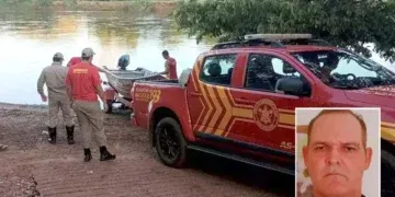 Homem m*rre ao cair em rio durante pescaria com a esposa em MS
