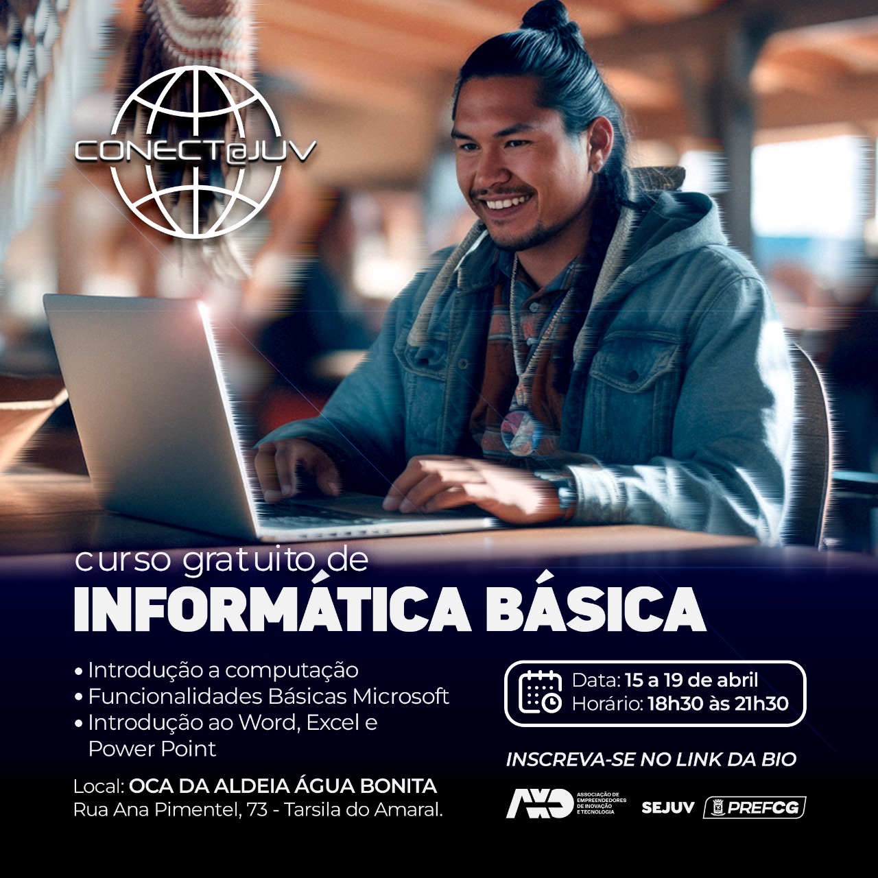 Prefeitura promove curso gratuito de Informática Básica na Aldeia Água Bonita