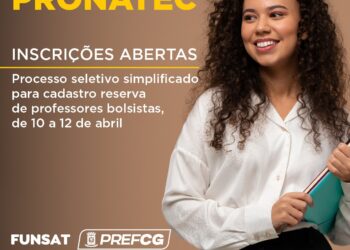 Cadastro reserva: Abertas as inscrições para processo seletivo de professores do Pronatec